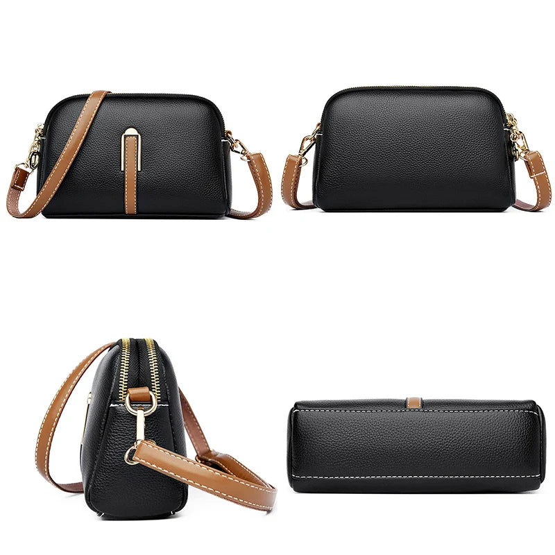 Bolsa Feminina Transversal em Couro Genuino - LovyLife