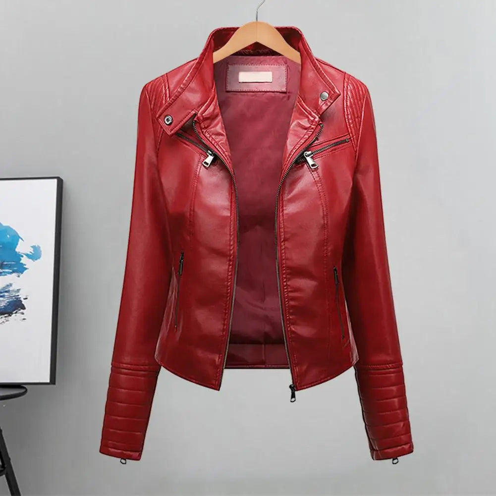 Jaqueta Feminina em Couro Genuino - Slim Business M2