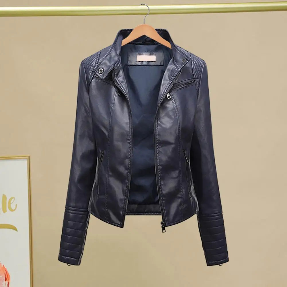 Jaqueta Feminina em Couro Genuino - Slim Business M2