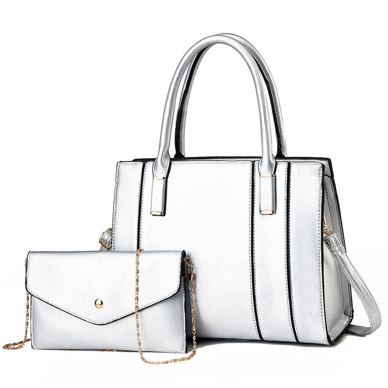 Bolsa Feminina em Couro + Carteira de Brinde - Antonella PureLuxo
