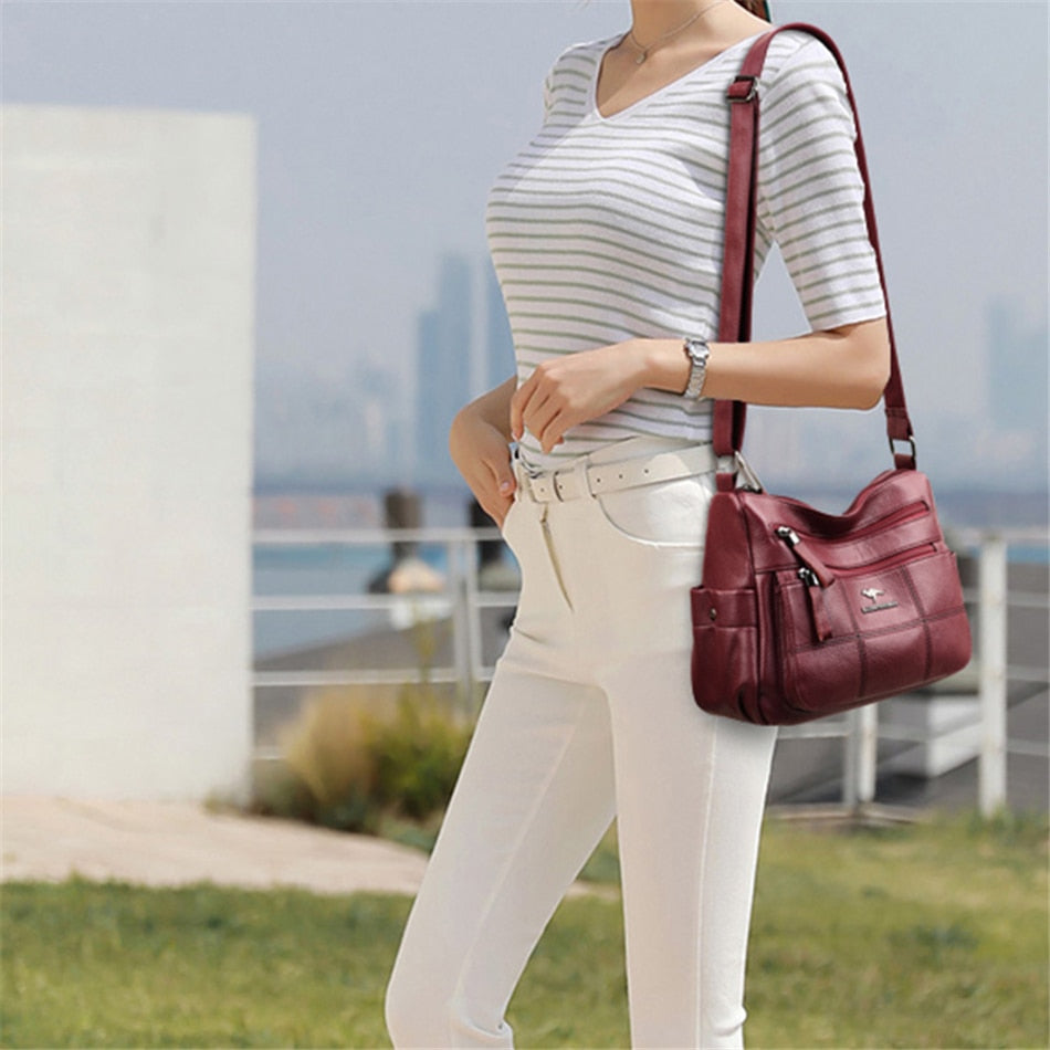 Bolsa Feminina em Couro Genuino - Ausie Luxo