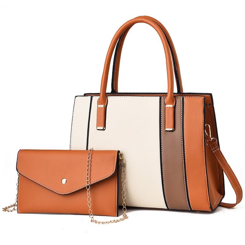 Bolsa Feminina em Couro + Carteira de Brinde - Antonella PureLuxo