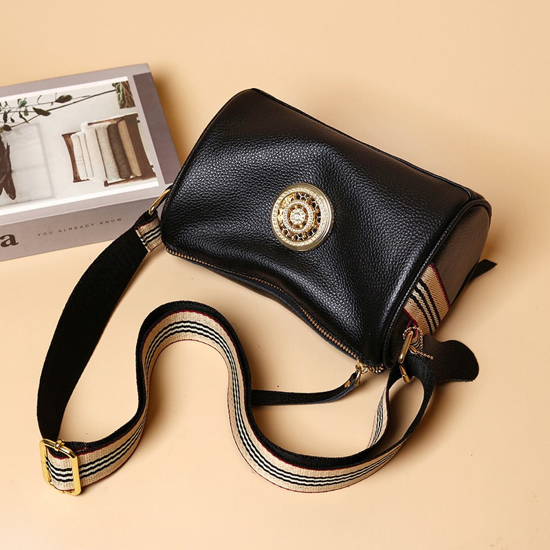 Bolsa de Ombro Feminina Pequena Couro - Divier Fernandes