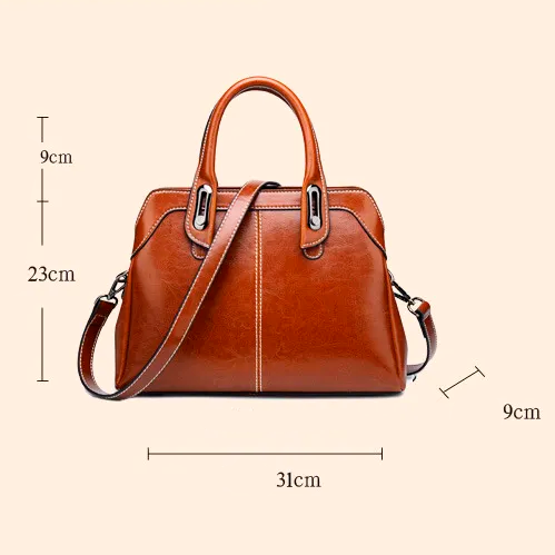 Bolsa Feminina em Couro Genuino - Genuine Ane
