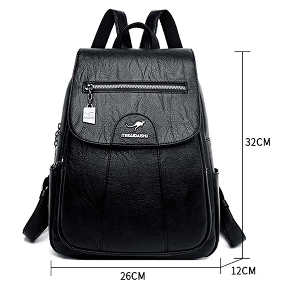 Mochila Feminina em Couro Genuino - Aussie Vintage