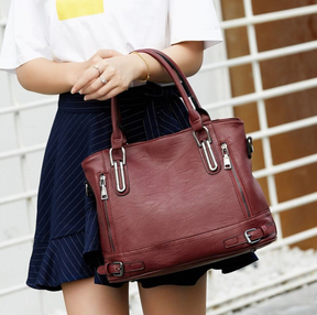 Bolsa Feminina Grande em Couro Genuino - Silvia Herraz