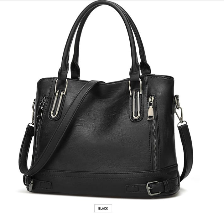 Bolsa Feminina Grande em Couro Genuino - Silvia Herraz