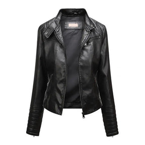 Jaqueta Feminina em Couro Genuino - Slim Business M2