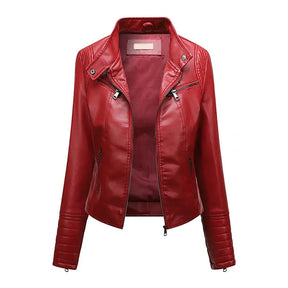 Jaqueta Feminina em Couro Genuino - Slim Business M2