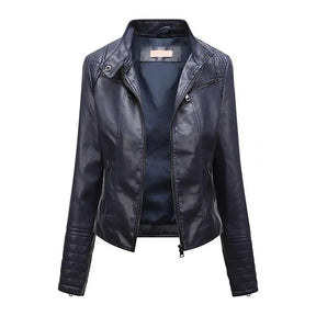 Jaqueta Feminina em Couro Genuino - Slim Business M2