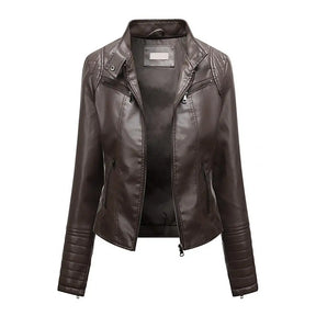 Jaqueta Feminina em Couro Genuino - Slim Business M2