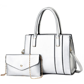 Bolsa Feminina em Couro + Carteira de Brinde - Antonella PureLuxo