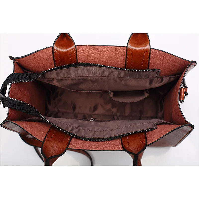 Bolsa Feminina em Couro Genuino - Caliana Premium