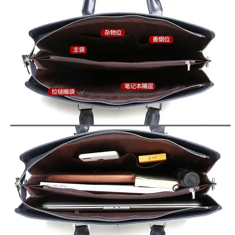 Bolsa Feminina em Couro Genuino Executiva - Business Woman