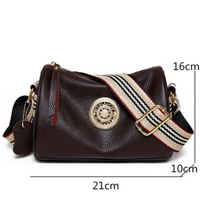 Bolsa de Ombro Feminina Pequena Couro - Divier Fernandes
