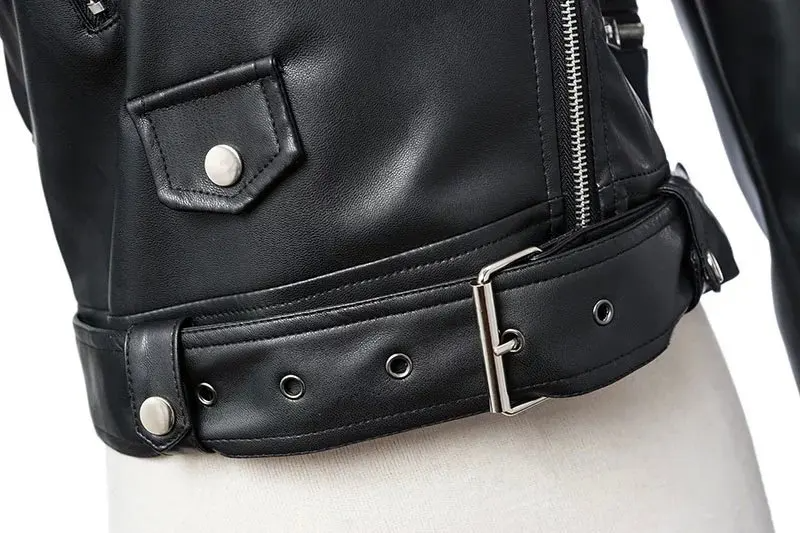 Jaqueta Feminina em Couro Genuino - Layde Premium