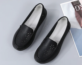 Mocassim Feminino em Couro Genuino - Ayala Premium