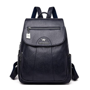 Mochila Feminina em Couro Genuino - Aussie Vintage